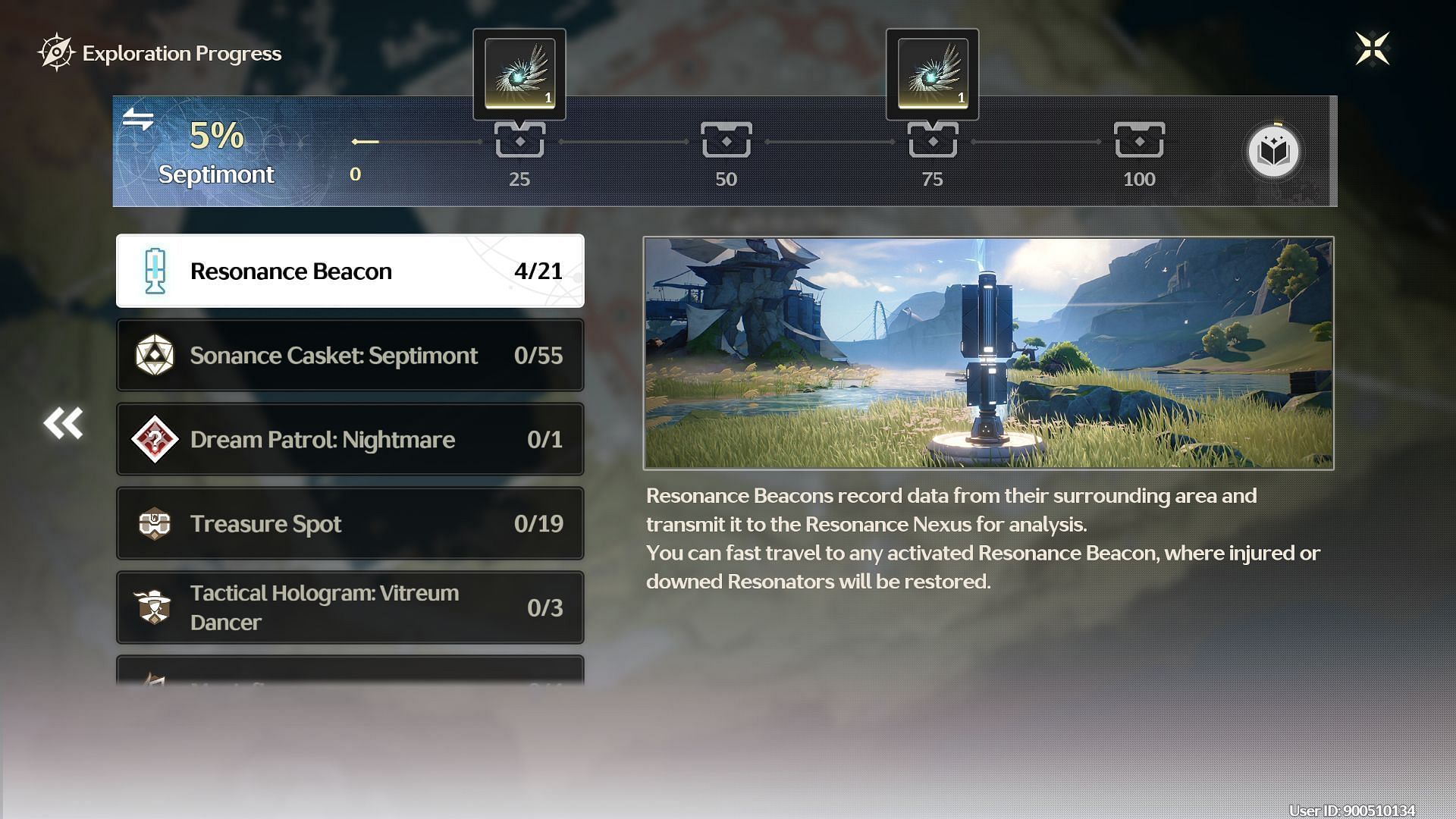 Get Core of Oaths via exploration (Image via Kuro Games)